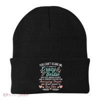 You Don't Stop Skiing When You Get Old Funny Skier Beanie thumb 0