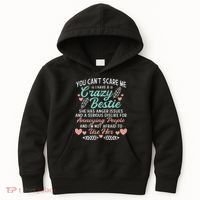 You Don't Stop Skiing When You Get Old Funny Skier Kids Hoodie thumb 0