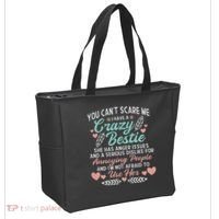 You Don't Stop Skiing When You Get Old Funny Skier Tote Bag thumb 2