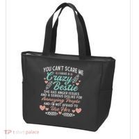 You Don't Stop Skiing When You Get Old Funny Skier Tote Bag thumb 3