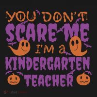 You Don't Scare Me Kindergarten Teacher Toddler Hoodie thumb 2