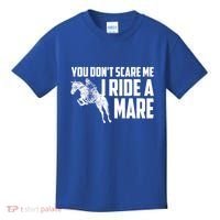 You DonT Scare Me I Ride A Mare Horse Lovers Gift Kids T-Shirt thumb 0
