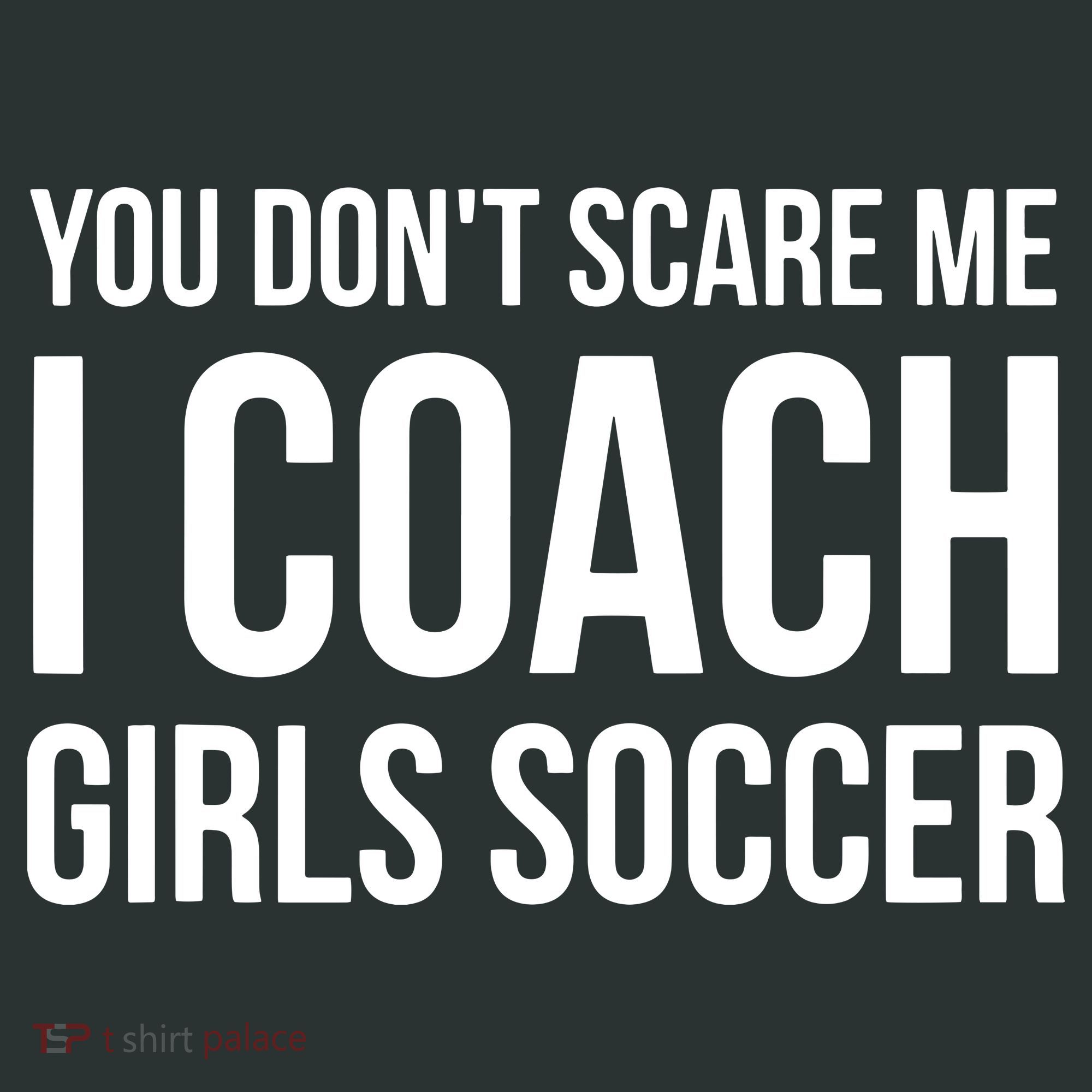 You Dont Scare Me I Coach Girl Soccer Funny Gift Kids Sweatshirt