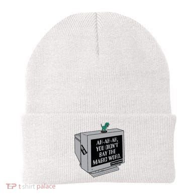 You Didn't Say The Magic Word T Rex Beanie