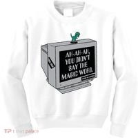 You Didn't Say The Magic Word T Rex Kids Sweatshirt thumb 0