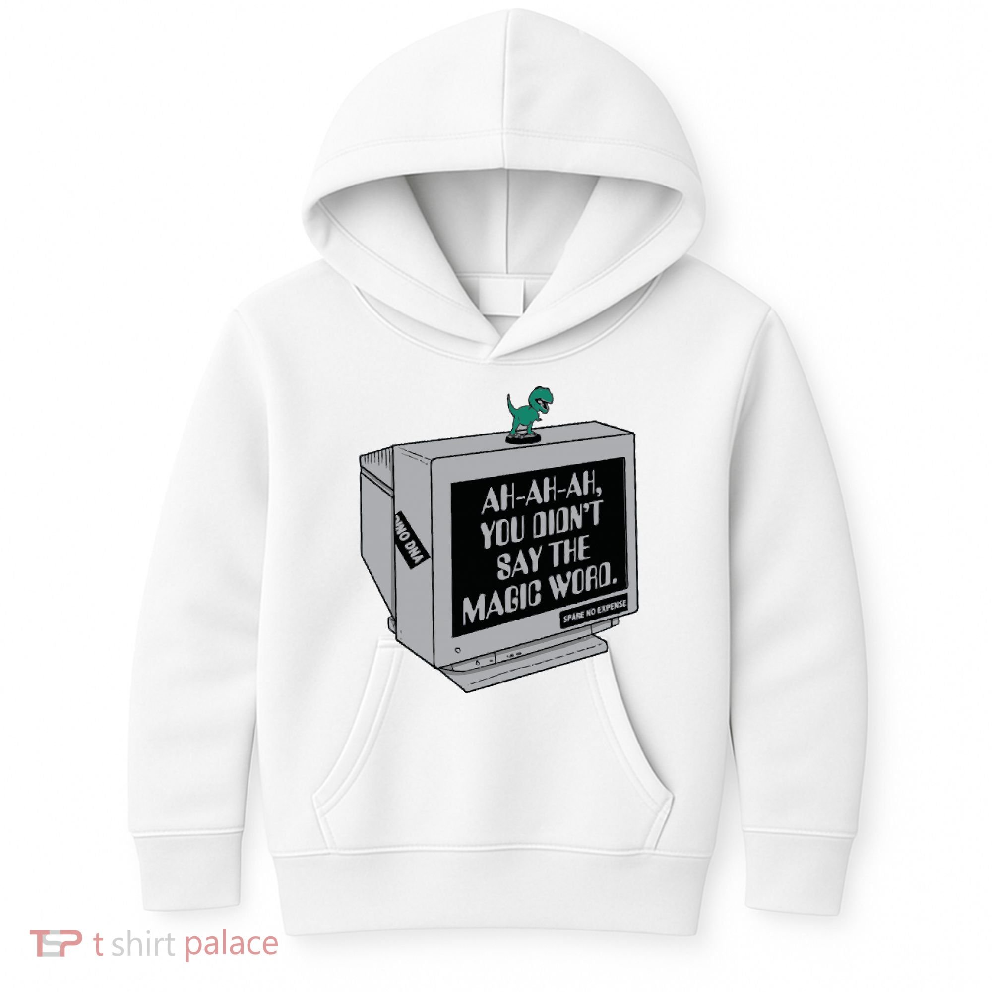 You Didn't Say The Magic Word T Rex Kids Hoodie