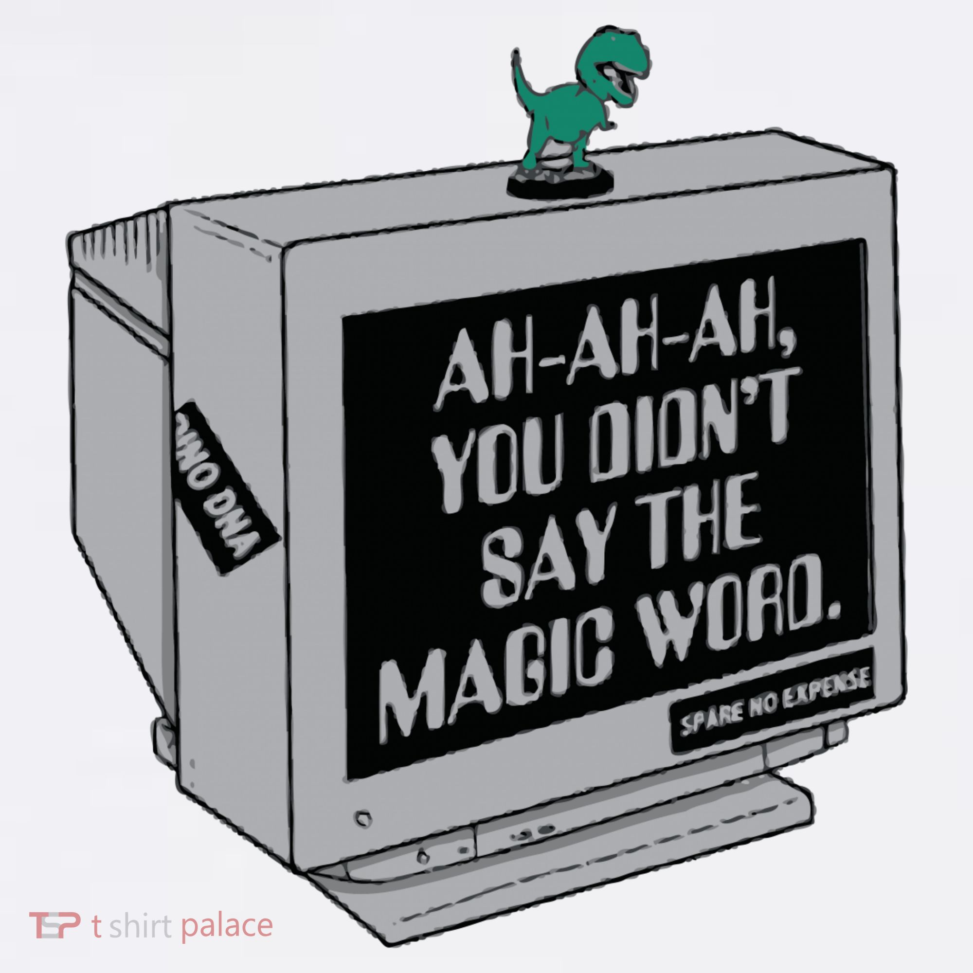 You Didn't Say The Magic Word T Rex Kids Hoodie