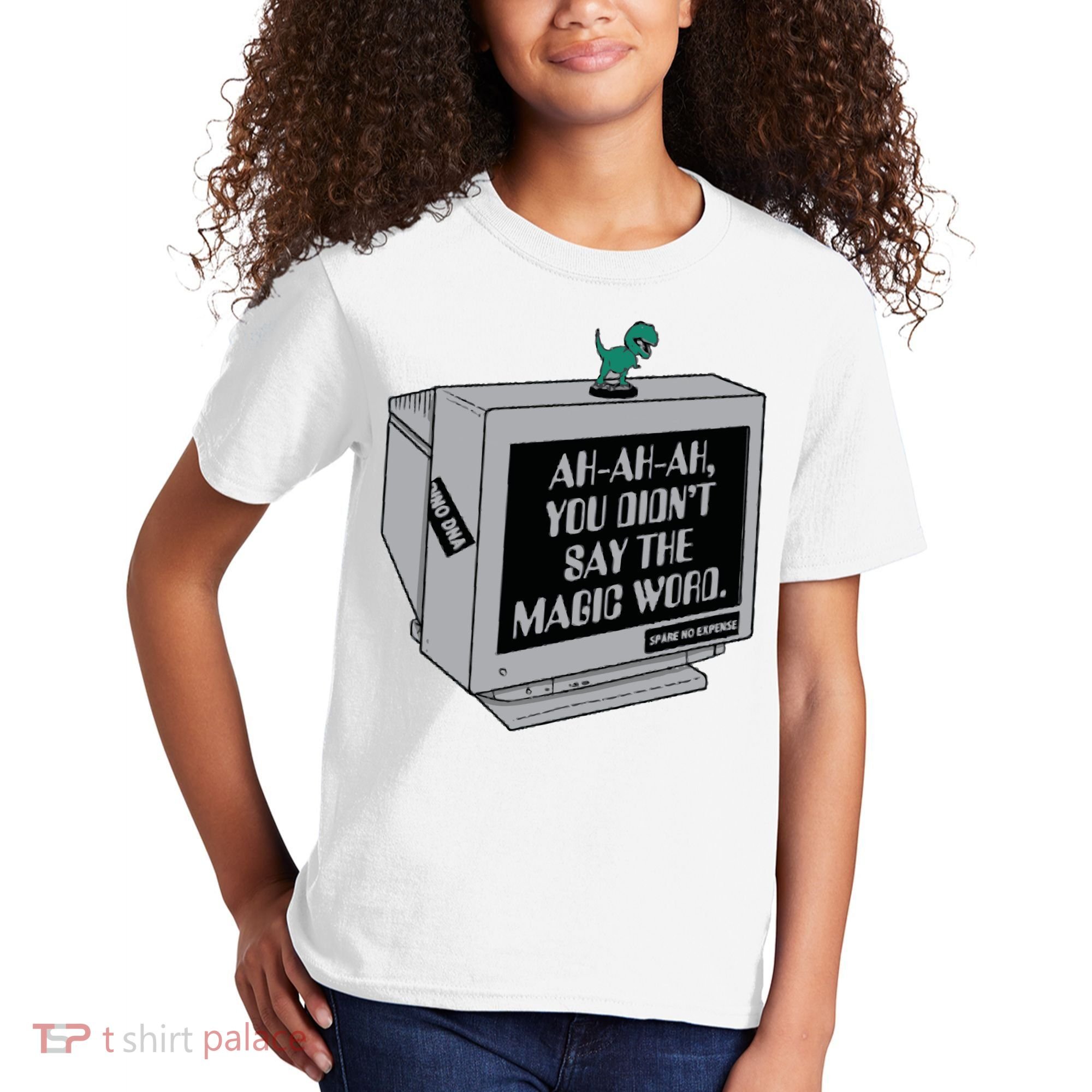 You Didn't Say The Magic Word T Rex Kids T-Shirt