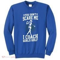 You DonT Scare Me I Coach Golf Coach Coaches Funny Gift Meaningful Gift Sweatshirt thumb 0
