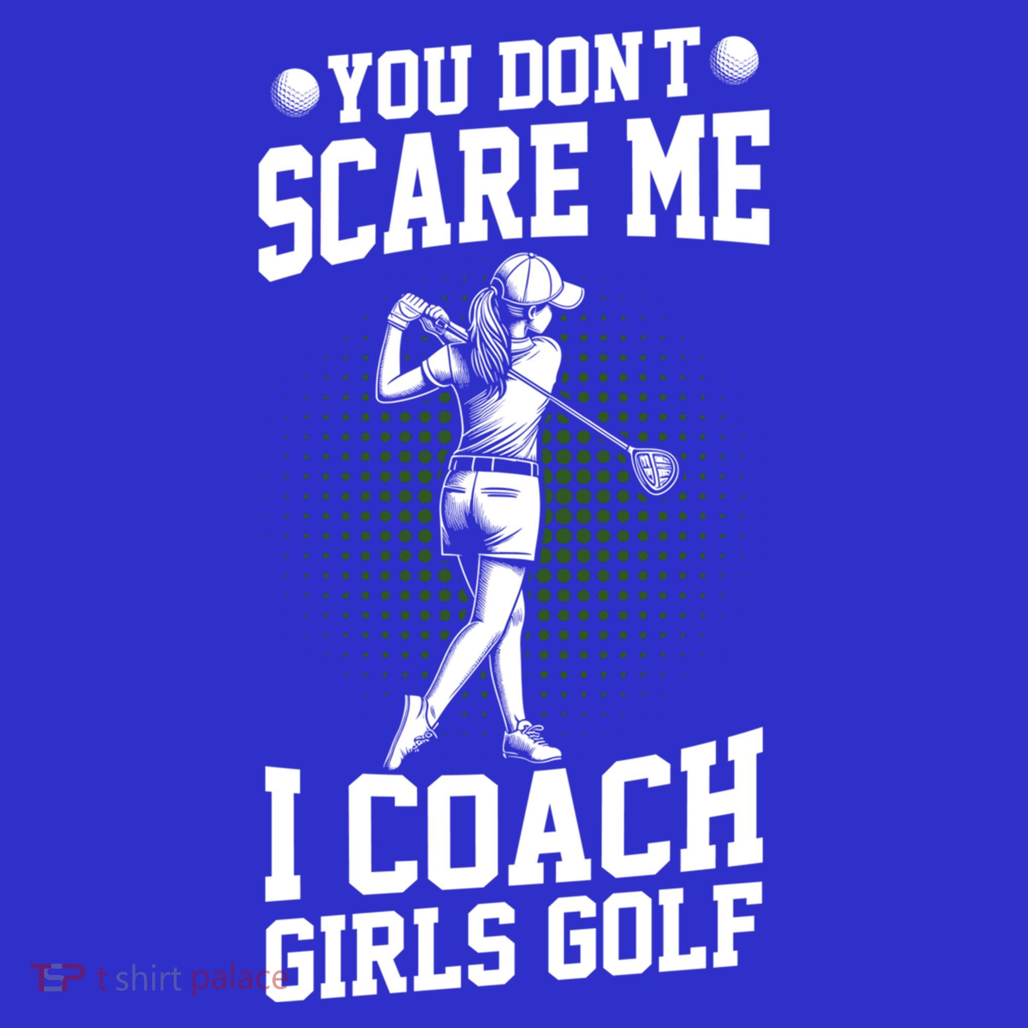 You DonT Scare Me I Coach Golf Coach Coaches Funny Gift Meaningful Gift Coaster