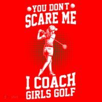 You DonT Scare Me I Coach Golf Coach Coaches Funny Gift Meaningful Gift Santa Hat thumb 1