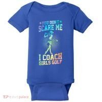 You DonT Scare Me I Coach Golf Coach Coaches Tie Dye Gift Baby Bodysuit thumb 0