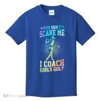 You DonT Scare Me I Coach Golf Coach Coaches Tie Dye Gift Kids T-Shirt thumb 0