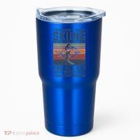You Dont Stop Skiing When You Get Old Skier Skiing Lover Gift Tumbler thumb 0