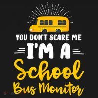 You Dont Scare Me A School Bus Monitor Women's Hoodie thumb 2