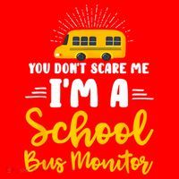 You Dont Scare Me A School Bus Monitor Santa Hat thumb 1