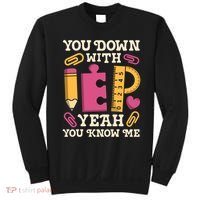 You Down With Iep Sped Teacher Special Education Funny Retro Funny Gift Sweatshirt thumb 0