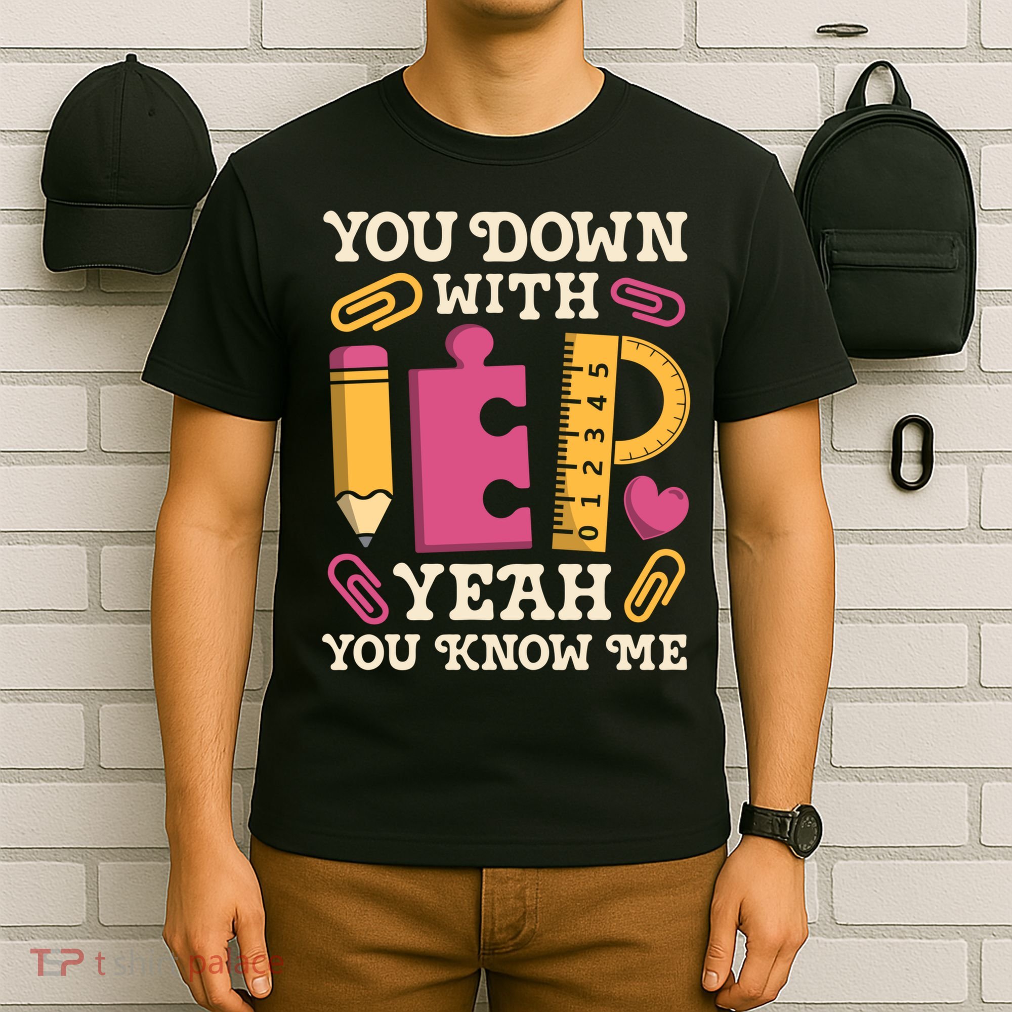 You Down With Iep Sped Teacher Special Education Funny Retro Funny Gift T-Shirt