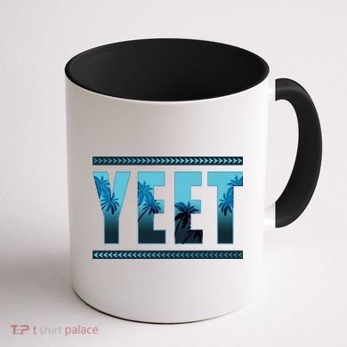 Yeet Design Coffee Mug back