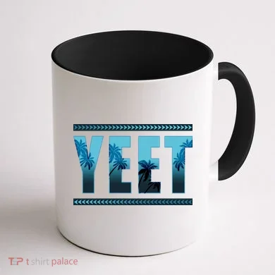 Yeet Design Coffee Mug back