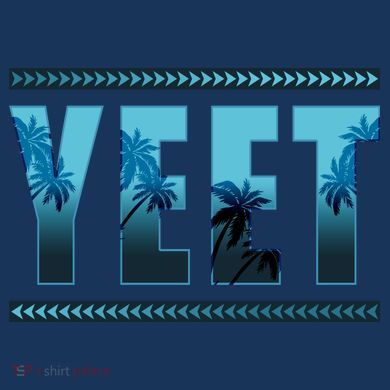 Yeet Design Flat Bill Trucker Hat