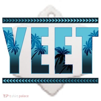 Yeet Design Ceramic Ornament