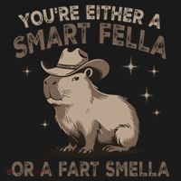 YouRe Either A Smart Fella Or A Fart Smella Long Sleeve Shirt thumb 2