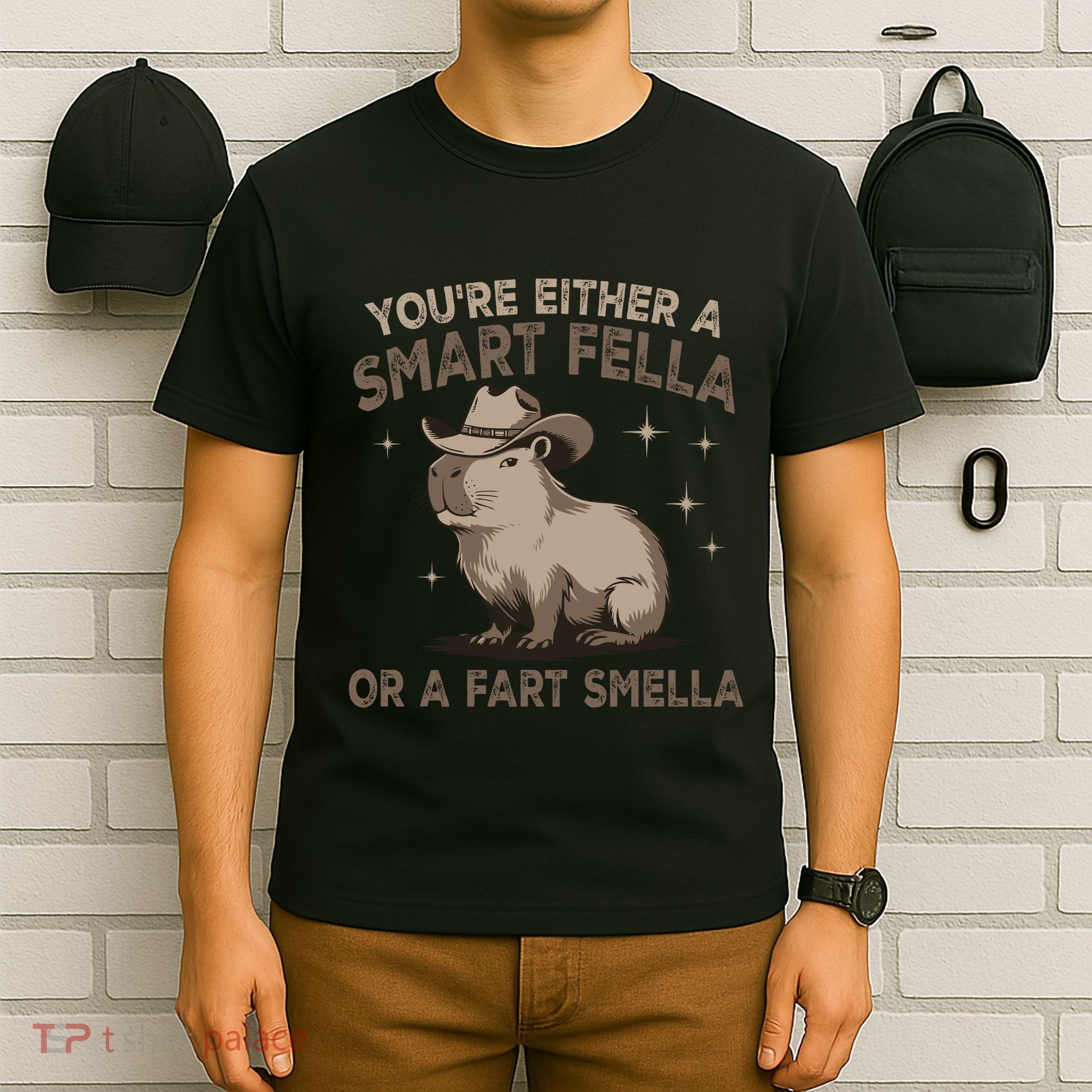 YouRe Either A Smart Fella Or A Fart Smella T-Shirt