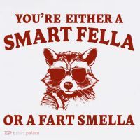 Youre Either A Smart Fella Or A Fart Smella Funny Mousepad thumb 1