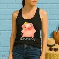 Year Of The Pig Chinese Zodiac Women's Tank Top thumb 2