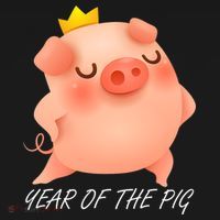 Year Of The Pig Chinese Zodiac Baby Bodysuit thumb 2