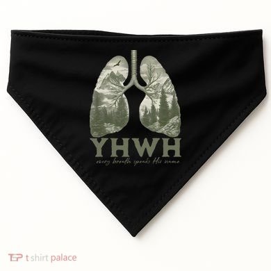 Yhwh Every Breath Speaks His Name USA-Made Doggie Bandana
