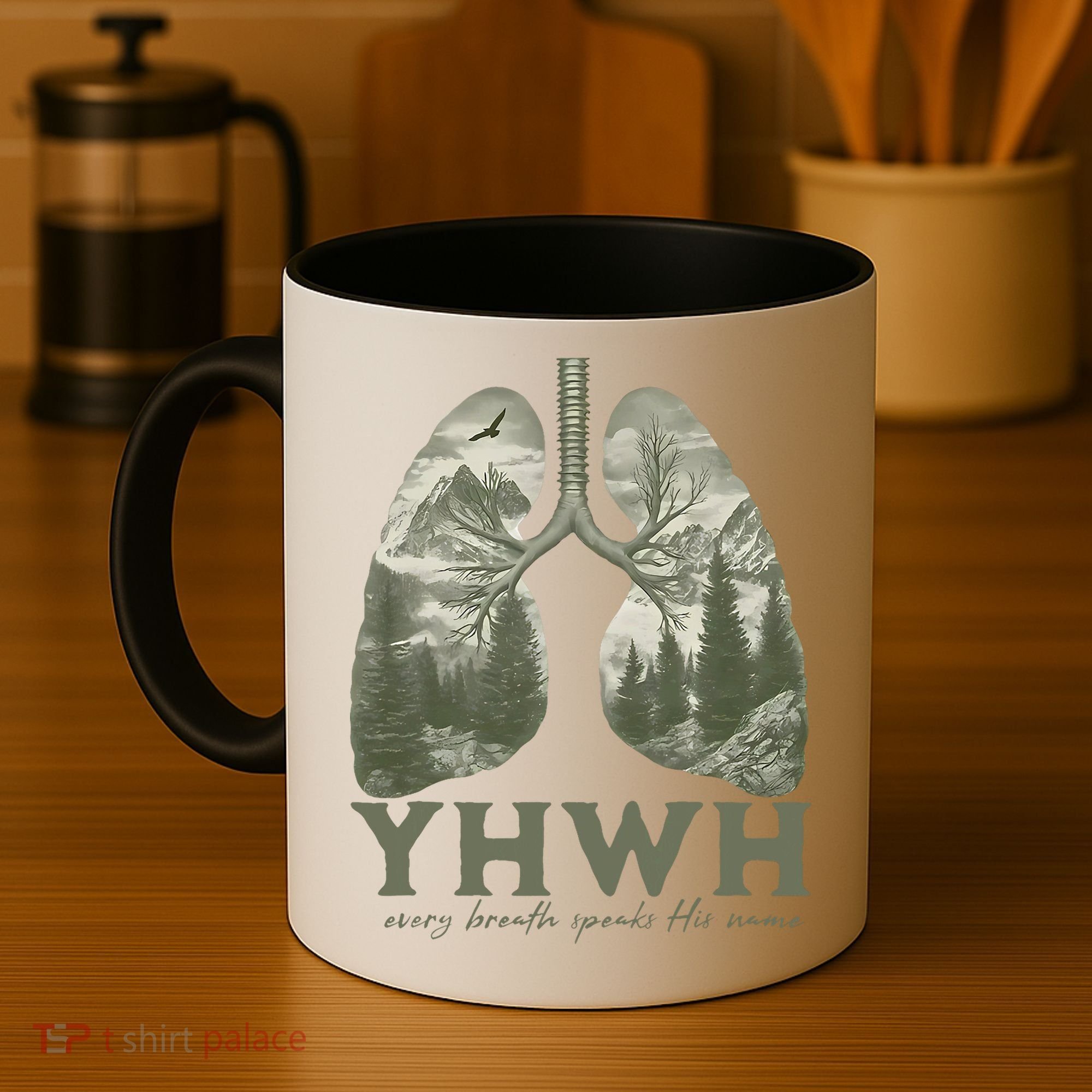 Yhwh Every Breath Speaks His Name Coffee Mug