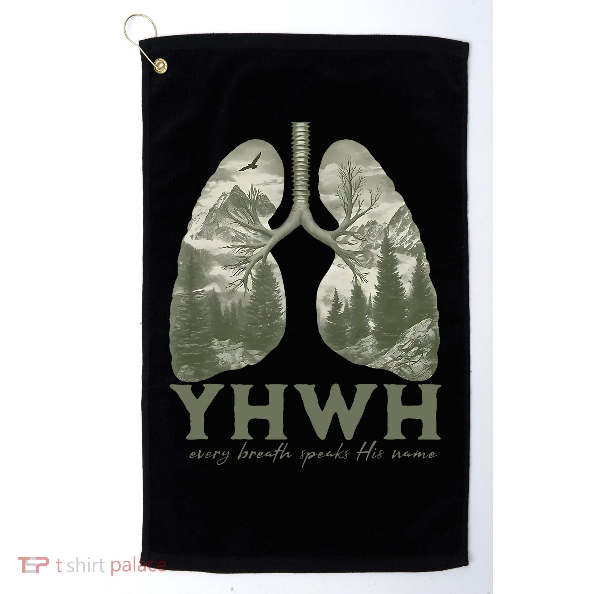 Yhwh Every Breath Speaks His Name Golf Towel