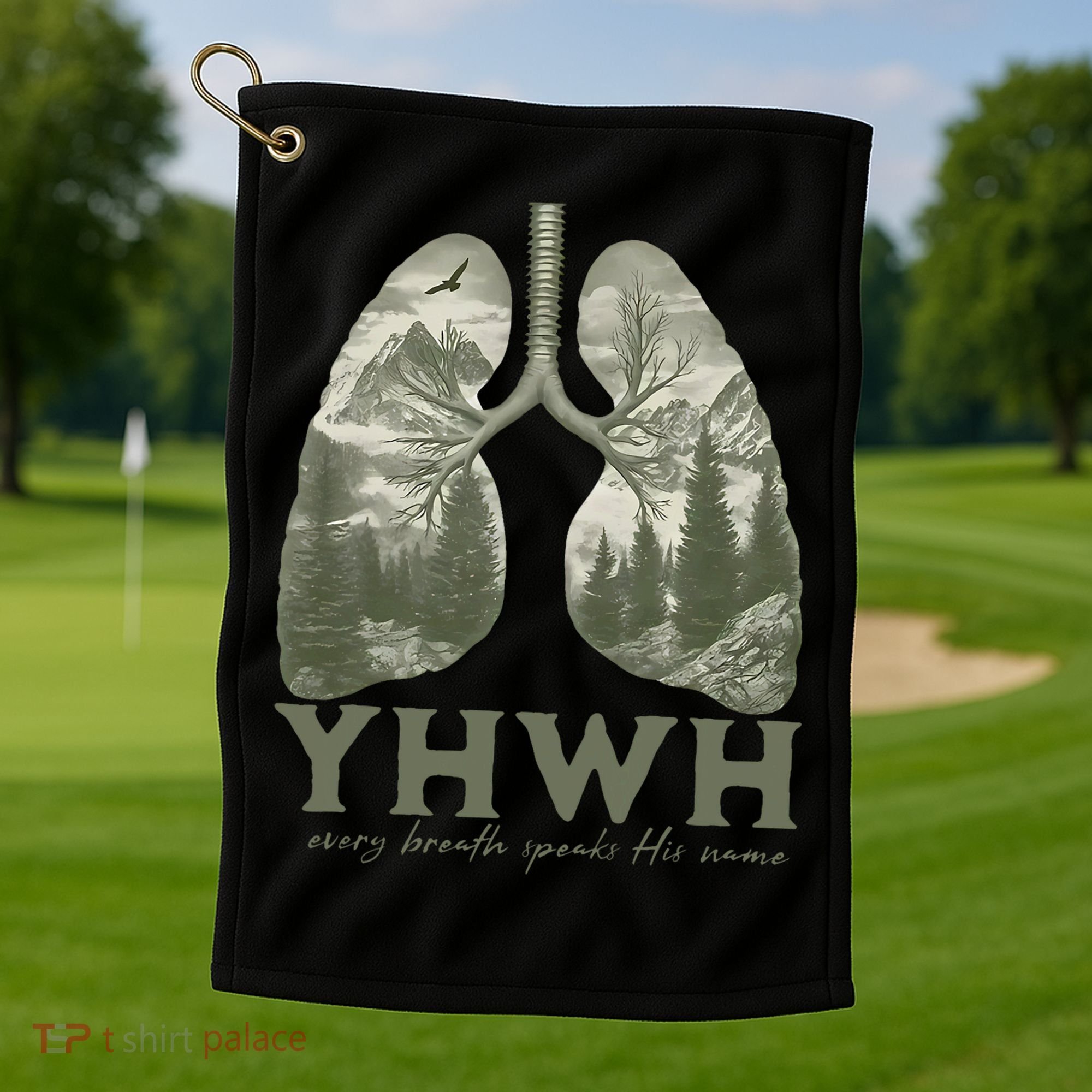 Yhwh Every Breath Speaks His Name Golf Towel