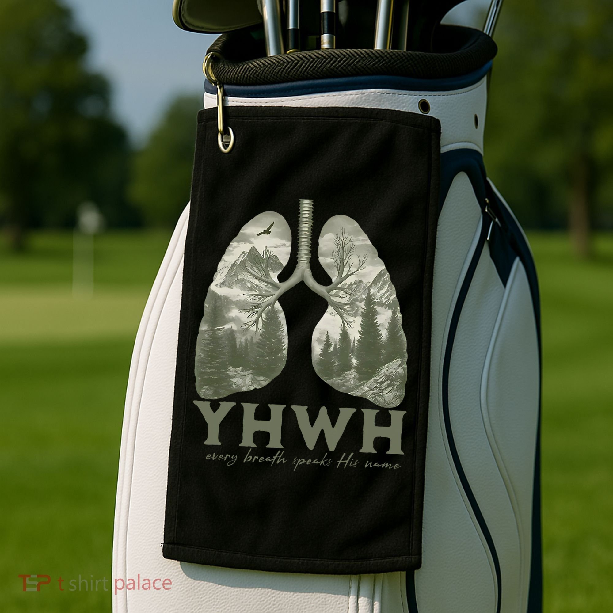 Yhwh Every Breath Speaks His Name Golf Towel