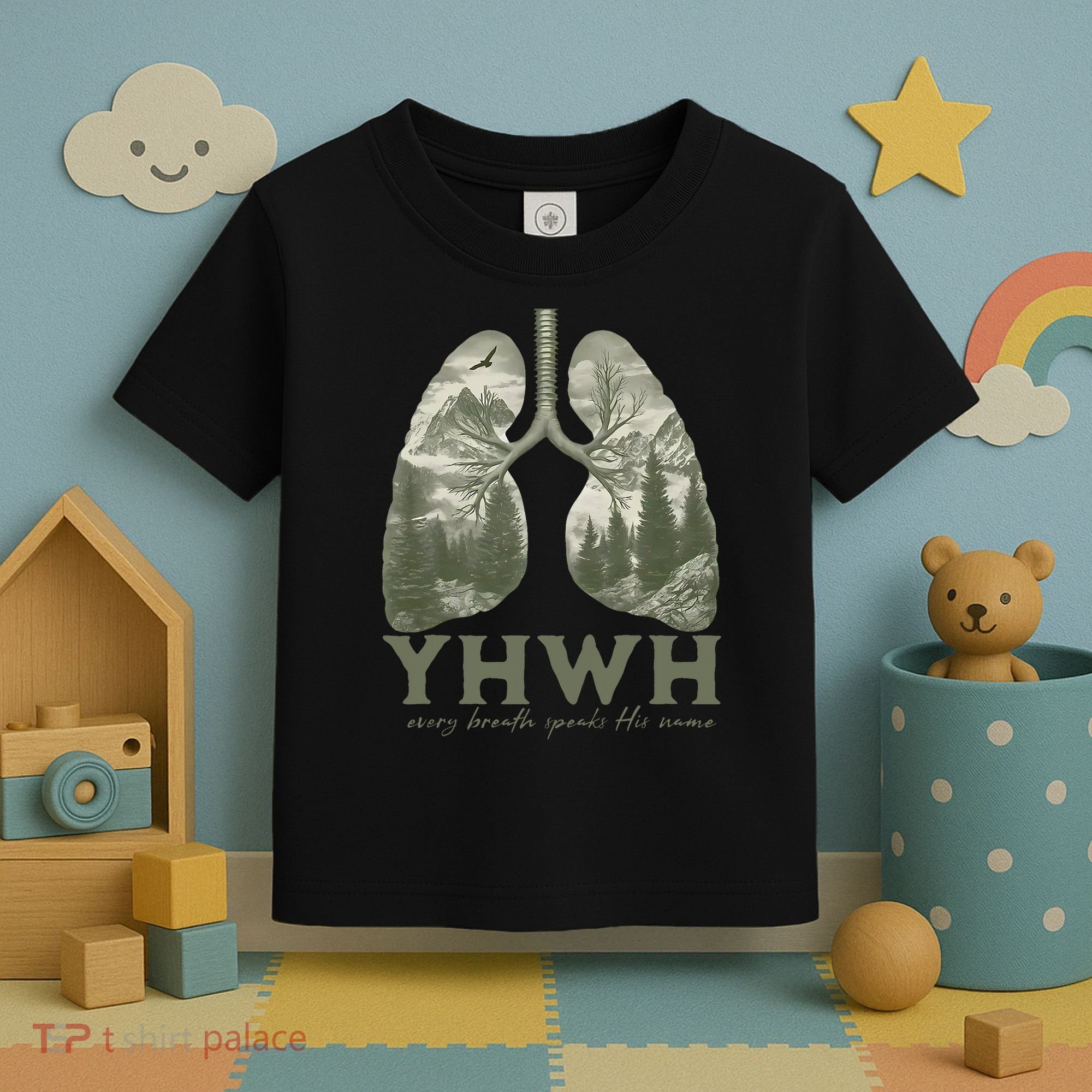 Yhwh Every Breath Speaks His Name Toddler T-Shirt