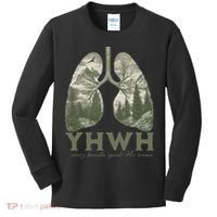 Yhwh Every Breath Speaks His Name Kids Long Sleeve Shirt thumb 0