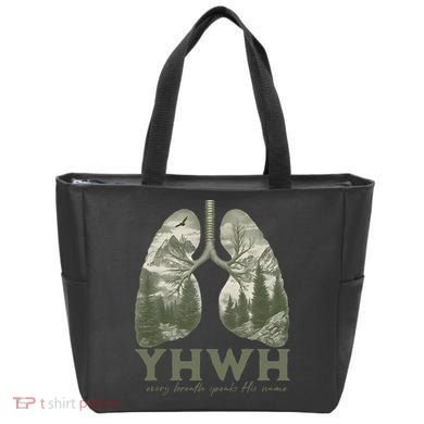 Yhwh Every Breath Speaks His Name Tote Bag