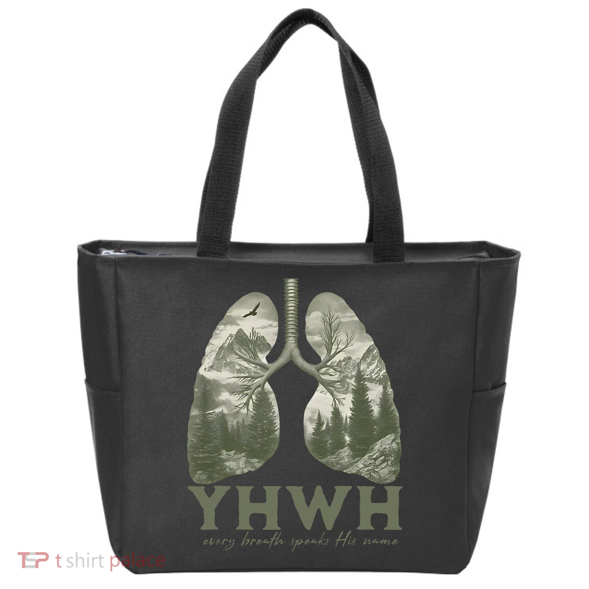 Yhwh Every Breath Speaks His Name Tote Bag