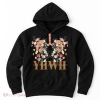 Yhwh Every Breath Speaks His Name Floral Lungs Christian Hoodie thumb 0