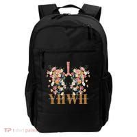 Yhwh Every Breath Speaks His Name Floral Lungs Christian Backpack thumb 0