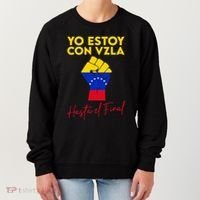 Yo Estoy Con Venezuela Hasta El Final Venezuela Libre Fist Women's Sweatshirt thumb 0