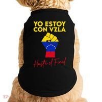 Yo Estoy Con Venezuela Hasta El Final Venezuela Libre Fist Doggie Tank thumb 0