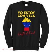 Yo Estoy Con Venezuela Hasta El Final Venezuela Libre Fist Sweatshirt thumb 0