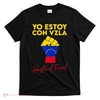 Yo Estoy Con Venezuela Hasta El Final Venezuela Libre Fist T-Shirt thumb 0