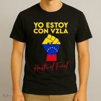 Yo Estoy Con Venezuela Hasta El Final Venezuela Libre Fist T-Shirt thumb 3
