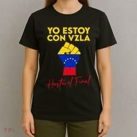 Yo Estoy Con Venezuela Hasta El Final Venezuela Libre Fist T-Shirt thumb 4