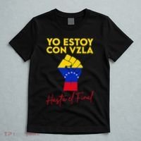 Yo Estoy Con Venezuela Hasta El Final Venezuela Libre Fist T-Shirt thumb 5