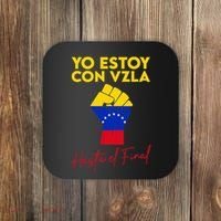 Yo Estoy Con Venezuela Hasta El Final Venezuela Libre Fist Coaster thumb 0